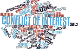 Word cloud for Conflict of interest