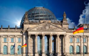 A photo of the German Bundestag building